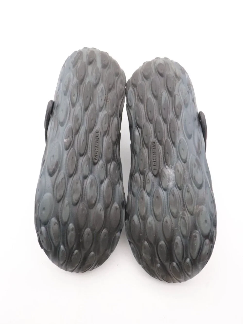 Merrell Hydro Moc Shoes Men's 7.5 Women's 9 Slip On Clog Black Blue Sandal